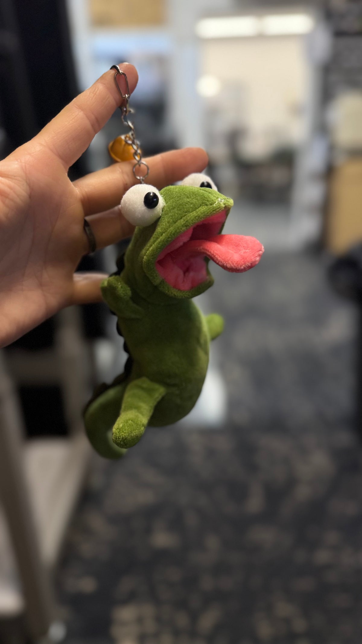 Plush Lizard Keychain